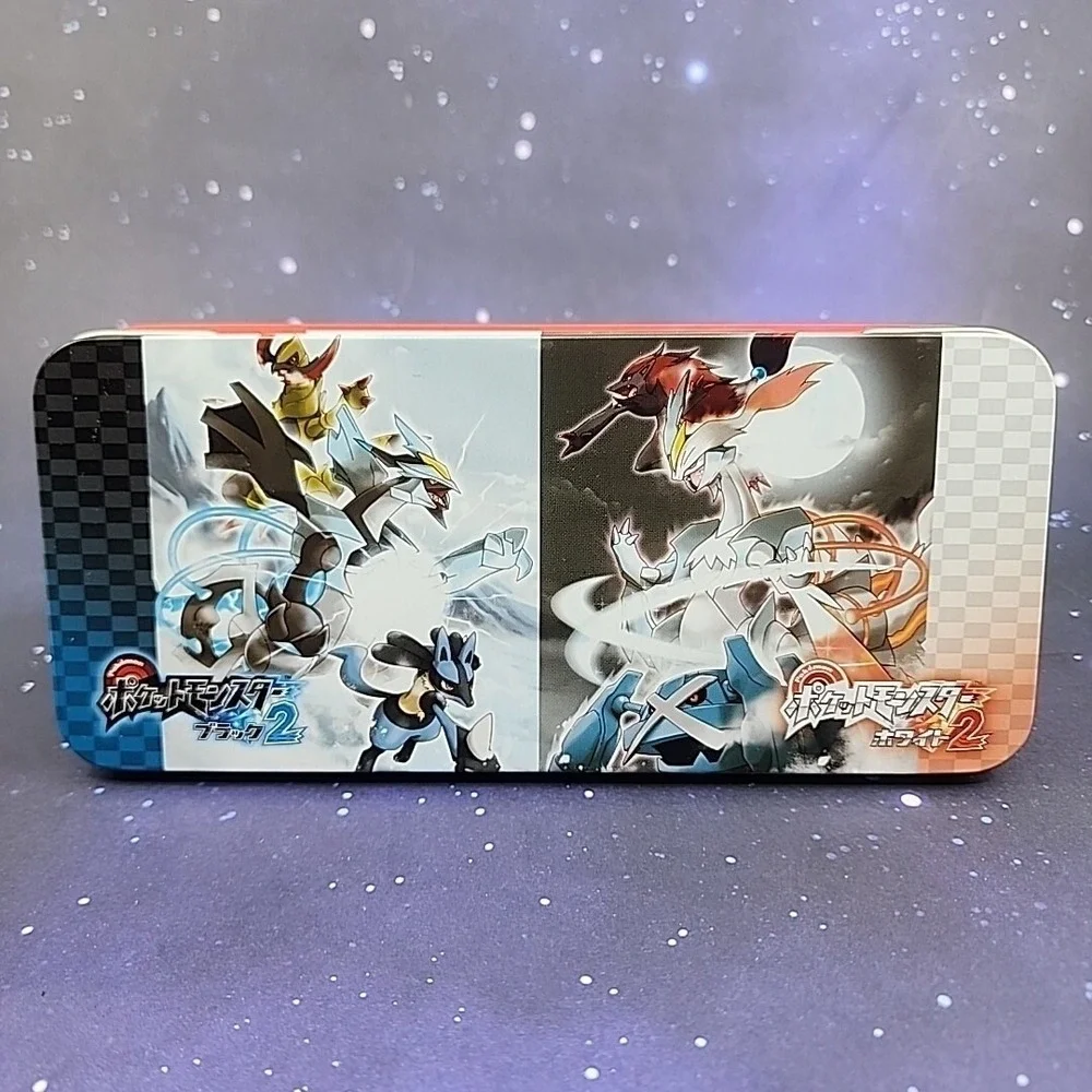 Pokemon Black & White 2 Japanese Metal Pencil Case Stationary Back-to-School